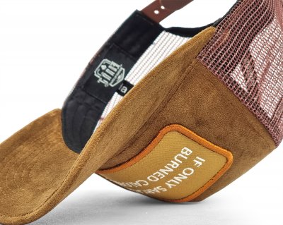 Hette - Gårda Velvet Trucker Sarcasm (brun)