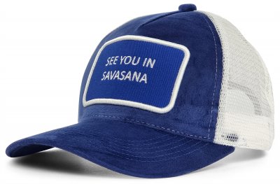 Hette - Gårda Velvet Trucker Savasana (blå)
