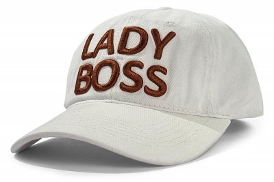 Hette - Gårda Lady Boss Washed Cap (hvit)
