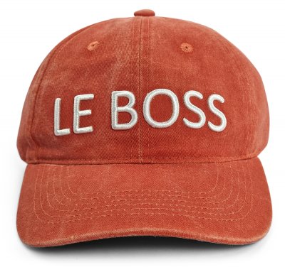 Hette - Gårda Le Boss Washed Cap (oransje)