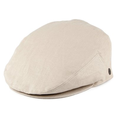 Sixpence / Flat cap - Jaxon Hats Linen Flat Cap (natur)