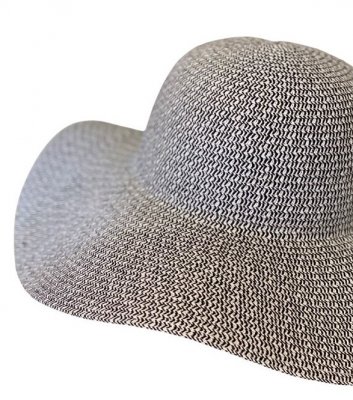 Hatter - Gårda Stråhatt (Svart/hvitt)