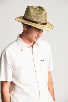 Hatter - Brixton Messer Straw (natur)