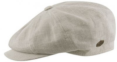 Sixpence / Flat cap - MJM Montreal Eco Linen Mix (beige)