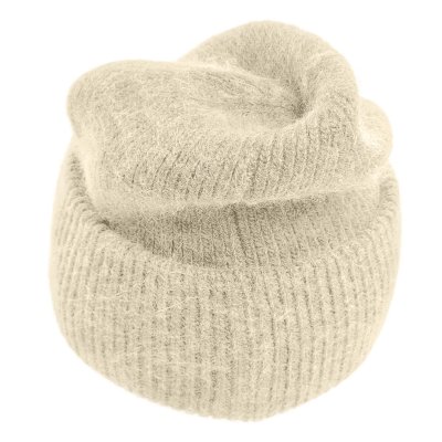 Luer - Gårda Angora Beanie (krem)
