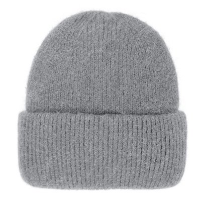 Luer - Gårda Angora Beanie (lys grå)