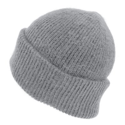 Luer - Gårda Angora Beanie (lys grå)