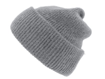 Luer - Gårda Angora Beanie (lys grå)