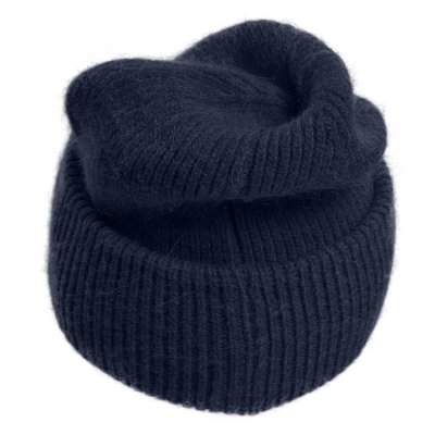Luer - Gårda Angora Beanie (marineblå)