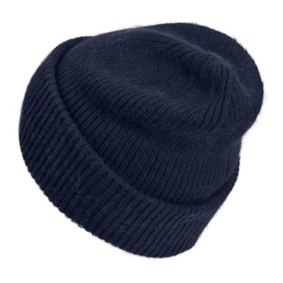 Luer - Gårda Angora Beanie (marineblå)