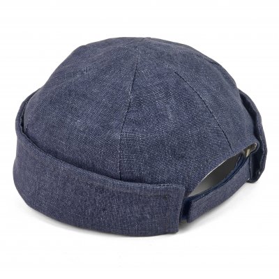 Beanies - Gårda Cavo Linen Docker Beanie (blå)