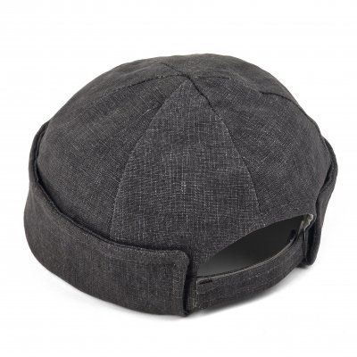 Beanies - Gårda Cavo Linen Docker Beanie (Mørkegrå)