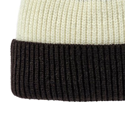 Beanies - Gårda Courchevel Merino Wool Beanie (beige/off white/brun)