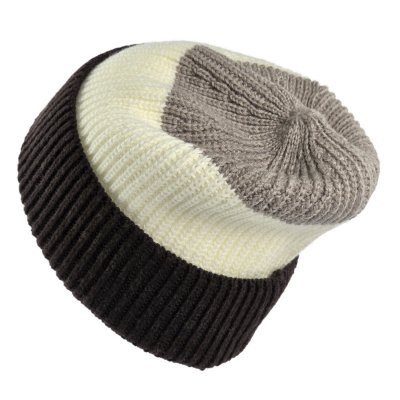 Beanies - Gårda Courchevel Merino Wool Beanie (beige/off white/brun)