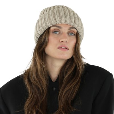 Beanies - Gårda Ebene Wool Mix Beanie (beige)