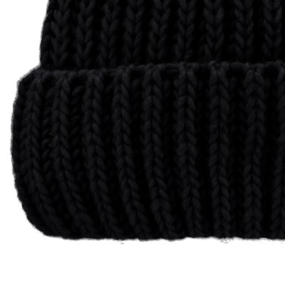 Beanies - Gårda Ebene Wool Mix Beanie (svart)
