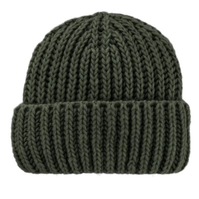 Beanies - Gårda Ebene Wool Mix Beanie (mørkegrønn)