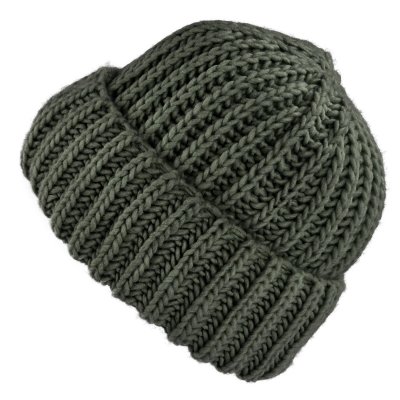 Beanies - Gårda Ebene Wool Mix Beanie (mørkegrønn)