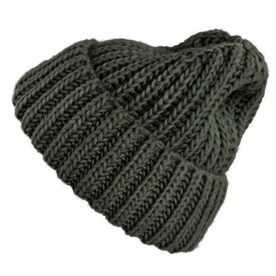 Beanies - Gårda Ebene Wool Mix Beanie (mørkegrønn)
