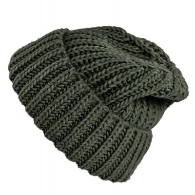 Beanies - Gårda Ebene Wool Mix Beanie (mørkegrønn)