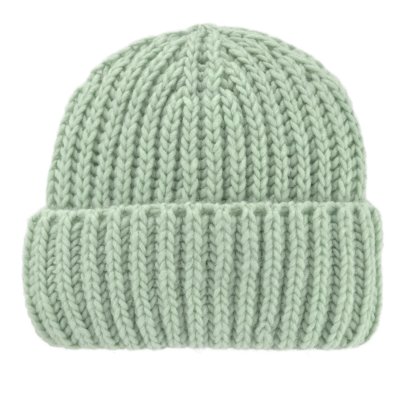 Beanies - Gårda Ebene Wool Mix Beanie (mintgrønn)
