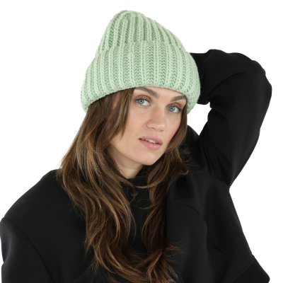 Beanies - Gårda Ebene Wool Mix Beanie (mintgrønn)