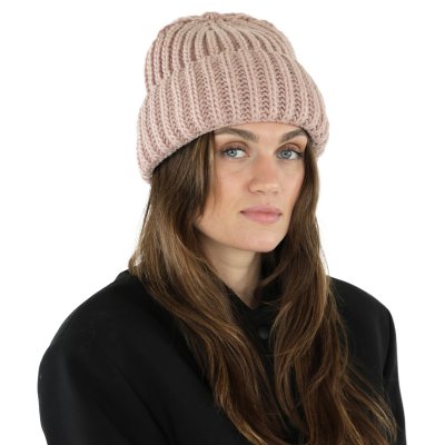Beanies - Gårda Ebene Wool Mix Beanie (rosa)