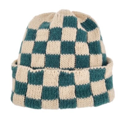 Luer - Gårda Hedemora Beanie (beige/grønn)