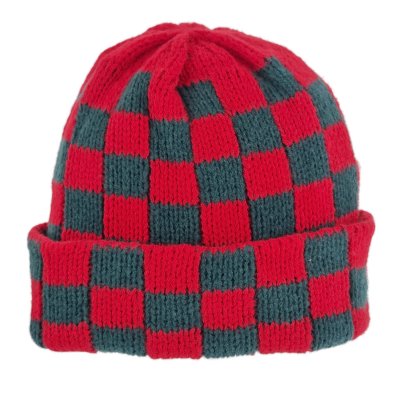 Luer - Gårda Hedemora Beanie (rød/grønn)