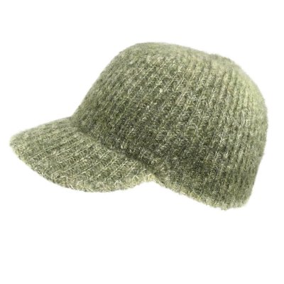 Beanies - Gårda Innsbruck Alpaca Mix Visor Beanie (grønn)