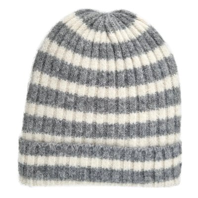 Beanies - Gårda Isfjord Slouch Beanie (grå/hvit)