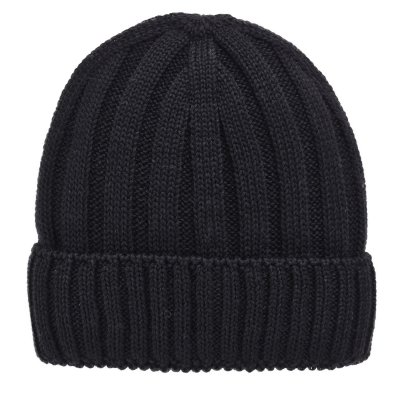 Beanies - Gårda Lenzerheide Merino Wool Beanie (svart)