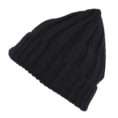 Beanies - Gårda Lenzerheide Merino Wool Beanie (svart)