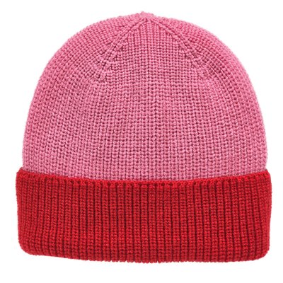 Merino Wool Beanies - Gårda St. Moritz Merino Wool Beanie (rød/rosa)