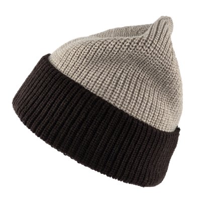 Merino Wool Beanies - Gårda St. Moritz Merino Wool Beanie (brun/beige)