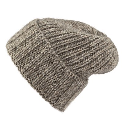 Beanies - Gårda Val d'Isère Wool Mix Beanie (mørk beige)