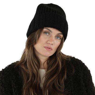 Beanies - Gårda Val d'Isère Wool Mix Beanie (svart)
