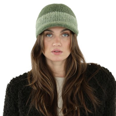 Beanies - Gårda Innsbruck Alpaca Mix Visor Beanie (grønn)