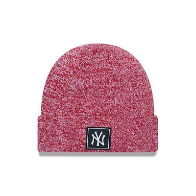 Lue barn - New Era New York Yankees Cuff Beanie (rød)