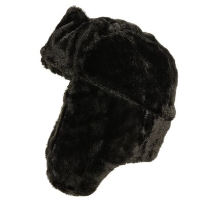 Pelslue - Gårda Angora Trapper Hat (svart)