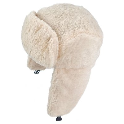 Pelslue - Gårda Angora Trapper Hat (krem)