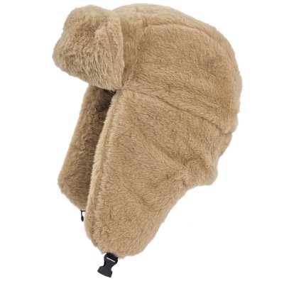 Pelslue - Gårda Faux Fur Trapper Hat (lys brun)