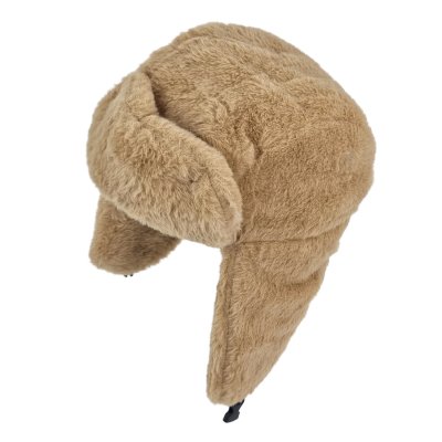 Pelslue - Gårda Faux Fur Trapper Hat (lys brun)