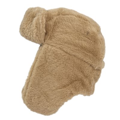 Pelslue - Gårda Faux Fur Trapper Hat (lys brun)