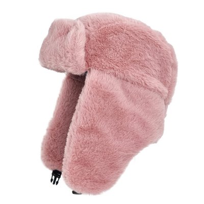 Pelslue - Gårda Angora Trapper Hat (rosa)