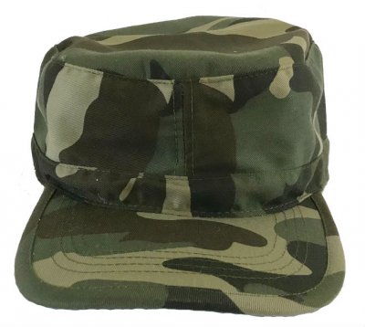 Sixpence / Flat cap - Gårda Cotton Army Cap (grønn)