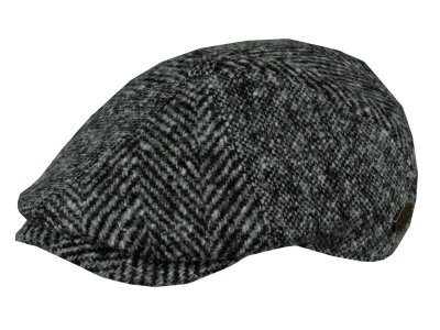 Sixpence / Flat cap - MJM Rebel Wool Patch (grå)