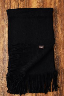 Skjerf - Gårda Knitted Woolmix Scarf (Sort)
