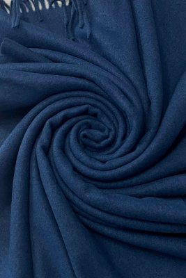 Skjerf - Gårda Soft Wool Blanket Wrap Scarf (Navy)