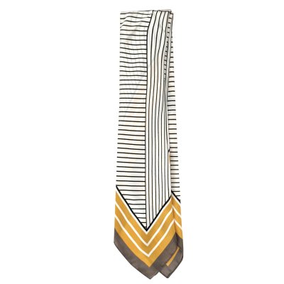 Tørkle - Gårda Bayonne Satin Scarf (brun)